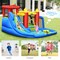 Costway Inflatable Bouncer Water Slide Bounce House Splash Pool